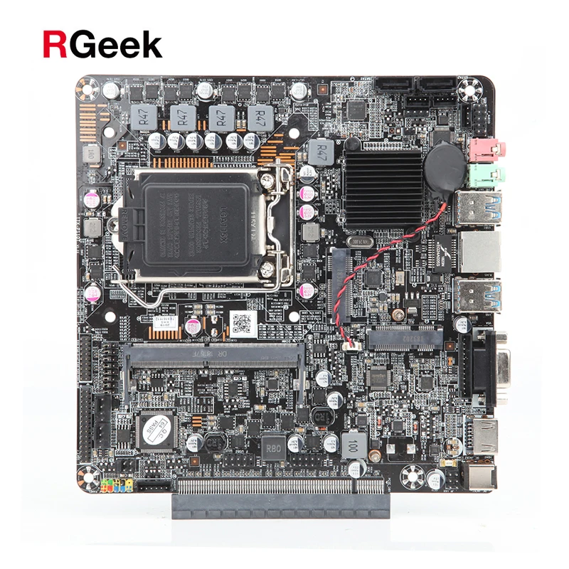 

RGeek 6gen 7gen 8gen H110 PCIEx16 Express Mini PC Pico ITX 1151 All in One AIO LGA1151 Socket DDR4 Mini ITX Motherboard