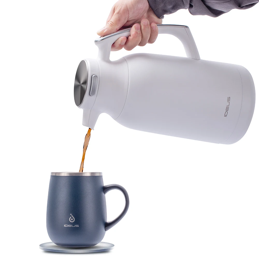 

2L Hot selling portable thermos tea kettle double wall stainless steel insulation coffee pot, Customized colors acceptable