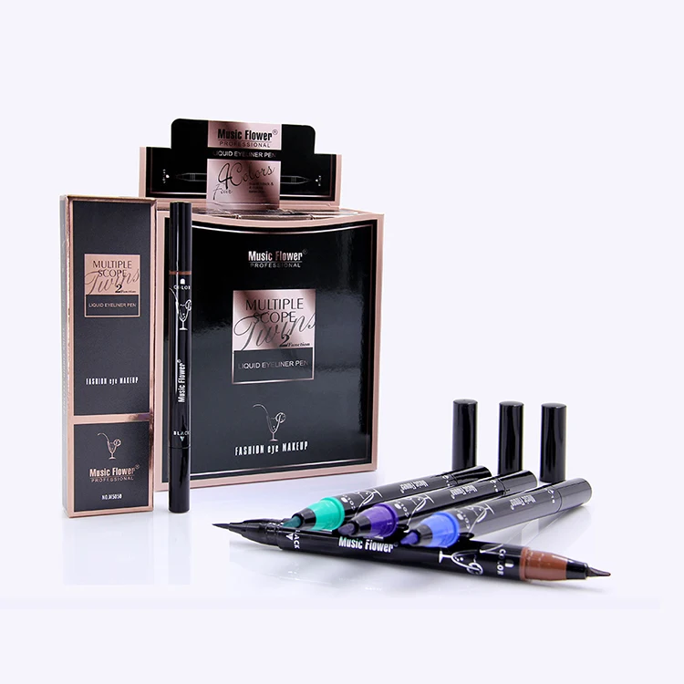 

Fine And Soft Hair Waterproof And Anti-Rolling Double-Headed Eyeliner