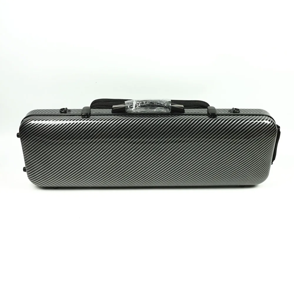 

Factory wholesale price oblong violin case carbon fiber violin case 4/4 with music sheet bag VF-06, Customized