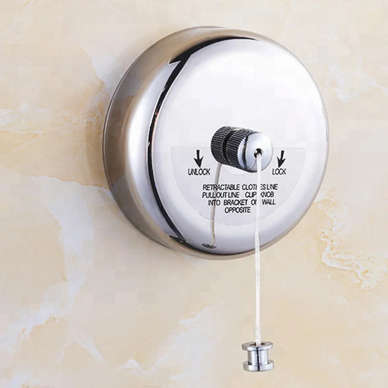 

Heavy Duty Stainless Steel Wall Mounted Retractable Cloth Hanger Folding Clotheslines