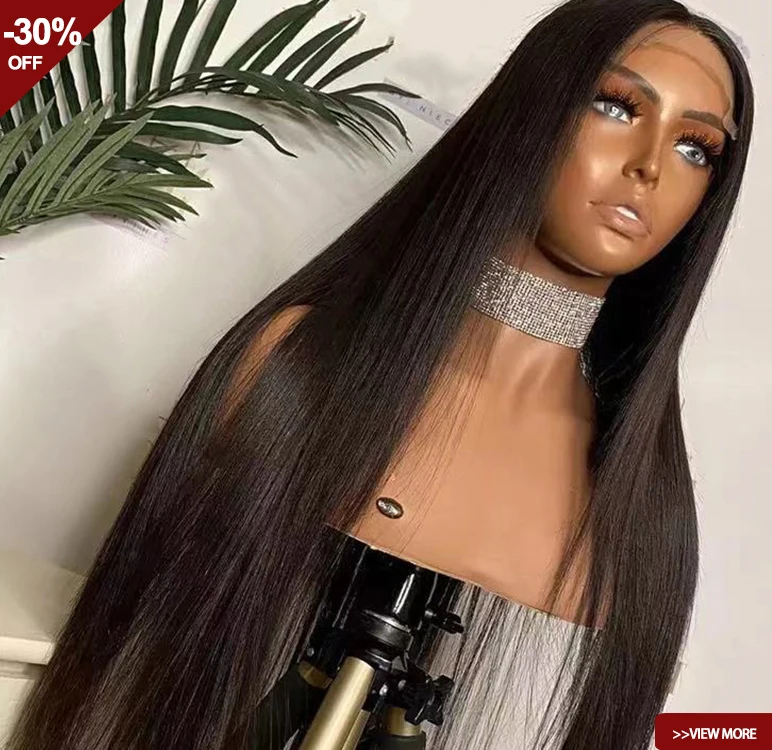 

40 inch HD Lace Frontal wig Brazilian Raw Virgin Human Hair Pre Plucked Natural Hair line 360 Transparent Straight Lace wig