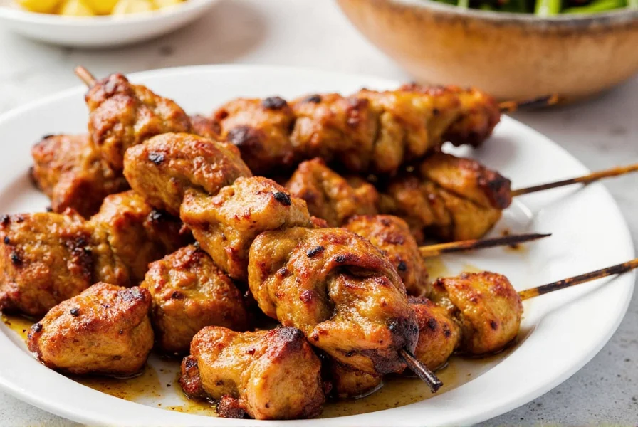 Global jerk chicken skewers variations