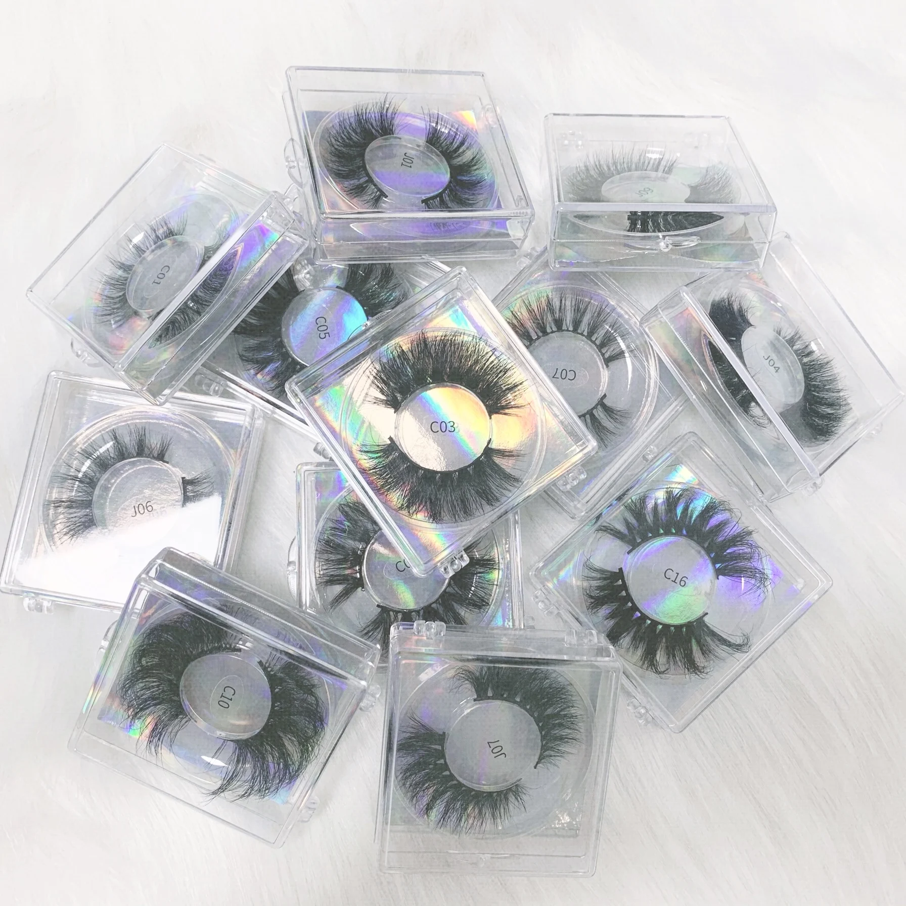 

Wholesale Free Sample Luxury Beauty Mink Lashes Bulk Long 3d Mink Eyelashes Vendor 15-25mm Mink Eyelash