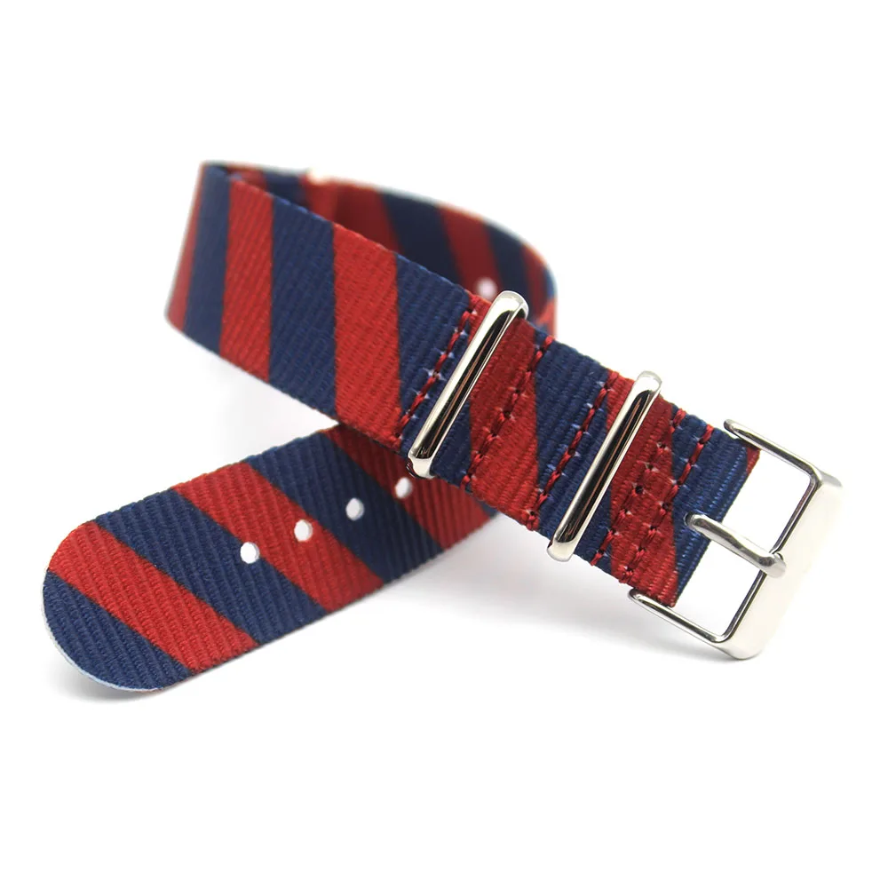 

Twill Printed Smart Sport band Nato Fabric Nylon Watch Strap Print In Stock