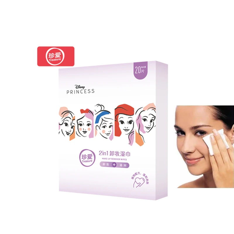 

Disney Princess Moist Face Cleansing Wipes Single Pack Makeup Wipes