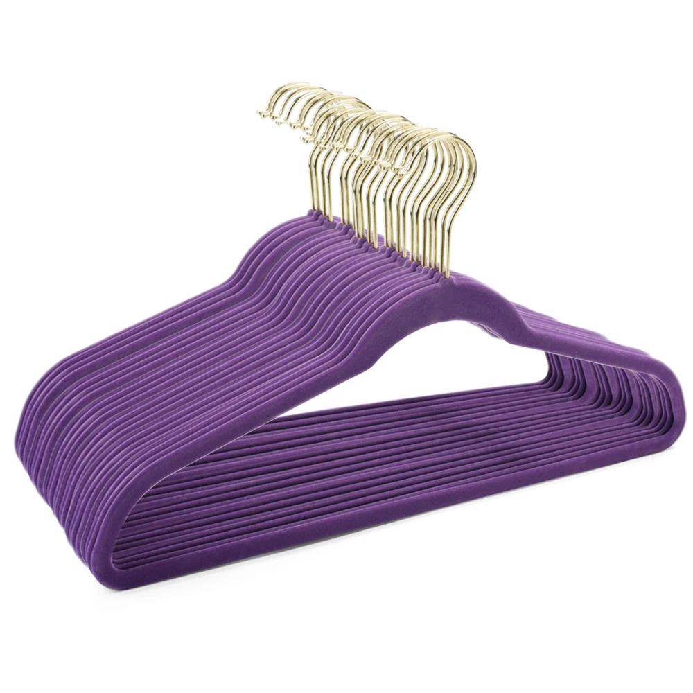 

Wholesale Luxury Velvet Clothes Suit Hanger With hook