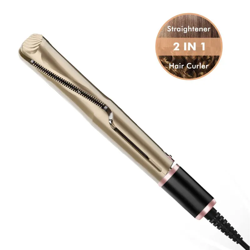 

hair straightener professional touch screen flat irons steam titanium flat iron, Gold or custom color