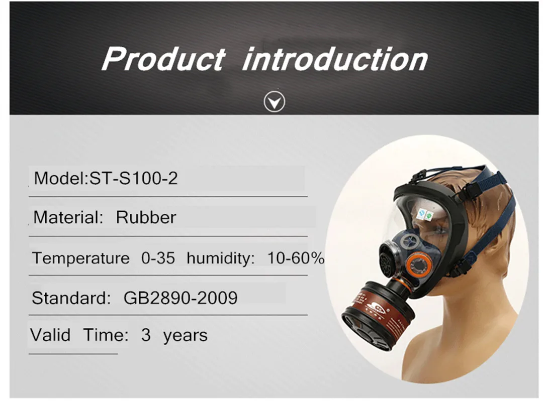 Hot Sale Gp5 Carbon Monoxide Russian Gas Mask Oxygen M50 Safety Gas ...