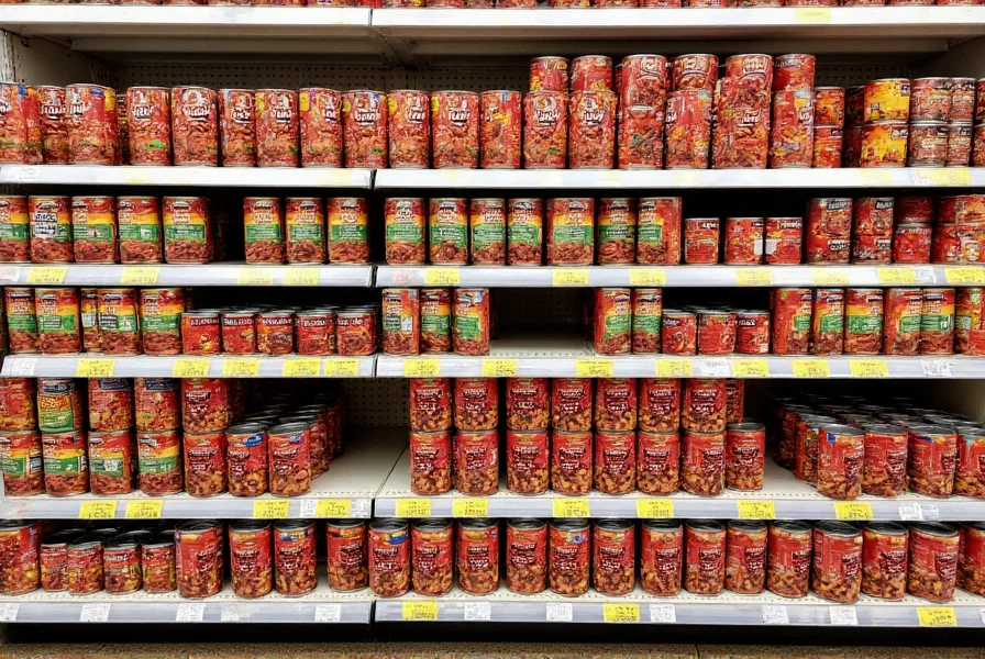 Innenansicht der Lebensmittelabteilung im Walmart Chili mit Regalen und Kunden