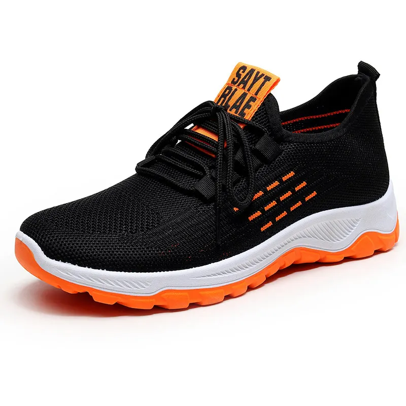 

women shoes OEM service shoes fashion sport shoes 2021, Black orange pink