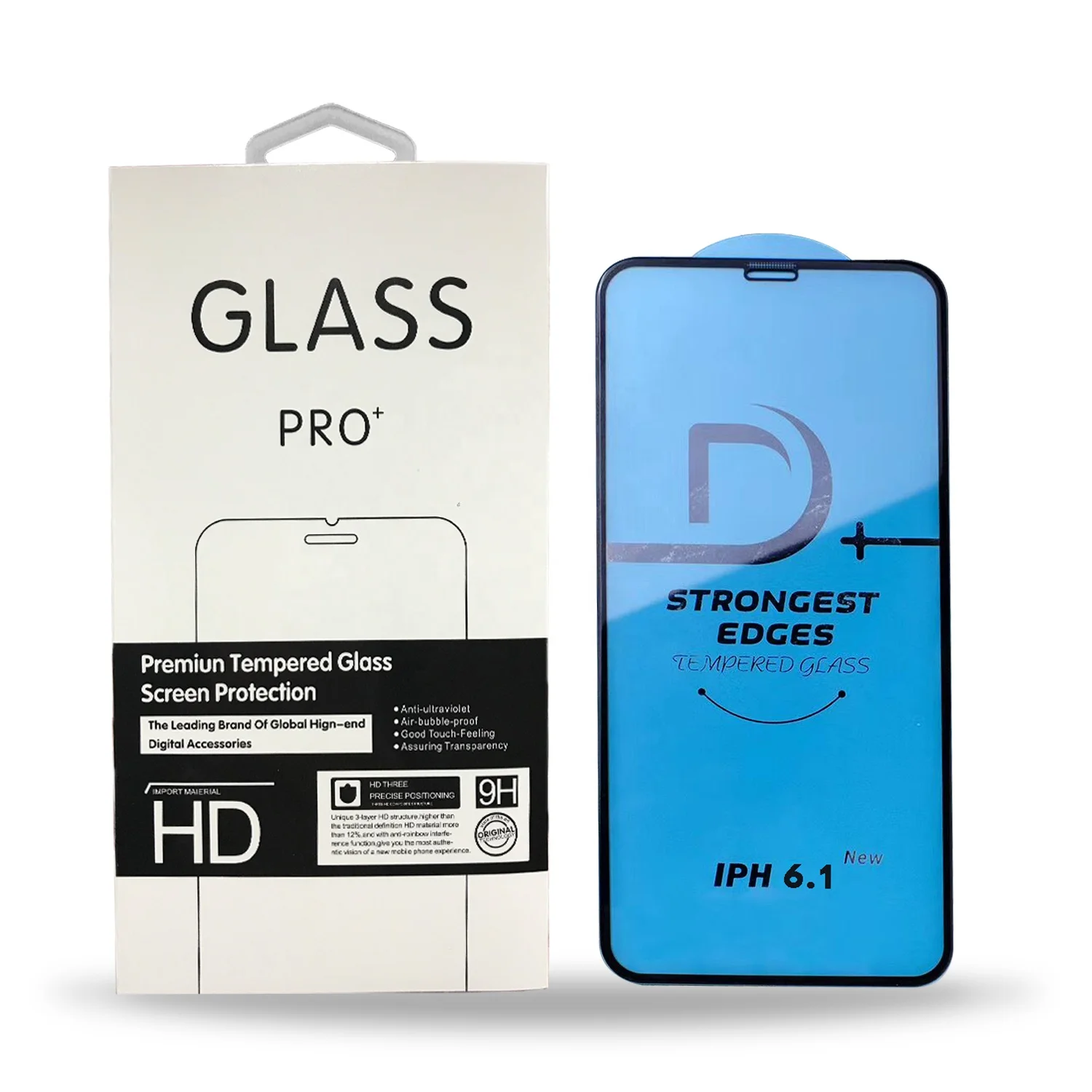 

Hot Selling Super D Tempered Glass For IPhone 12 12 Pro Full Glue Tempered Glass D+
