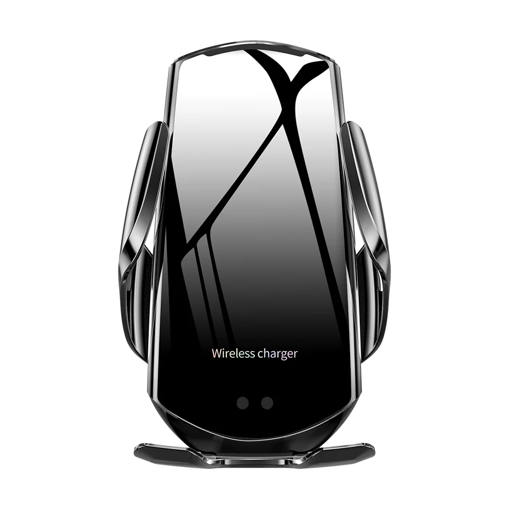 

portable power station 10w qi wireless fast charger car mount holder stand for iphone Huawei Xiaomi oppo