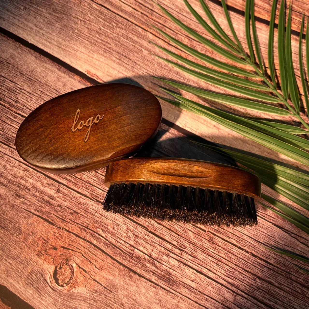 

Top Selling Antique Color Restoring Ancient Ways Color Wooden Beard Brush With Wild Boar Bristles Wooden Beard Brush For Men