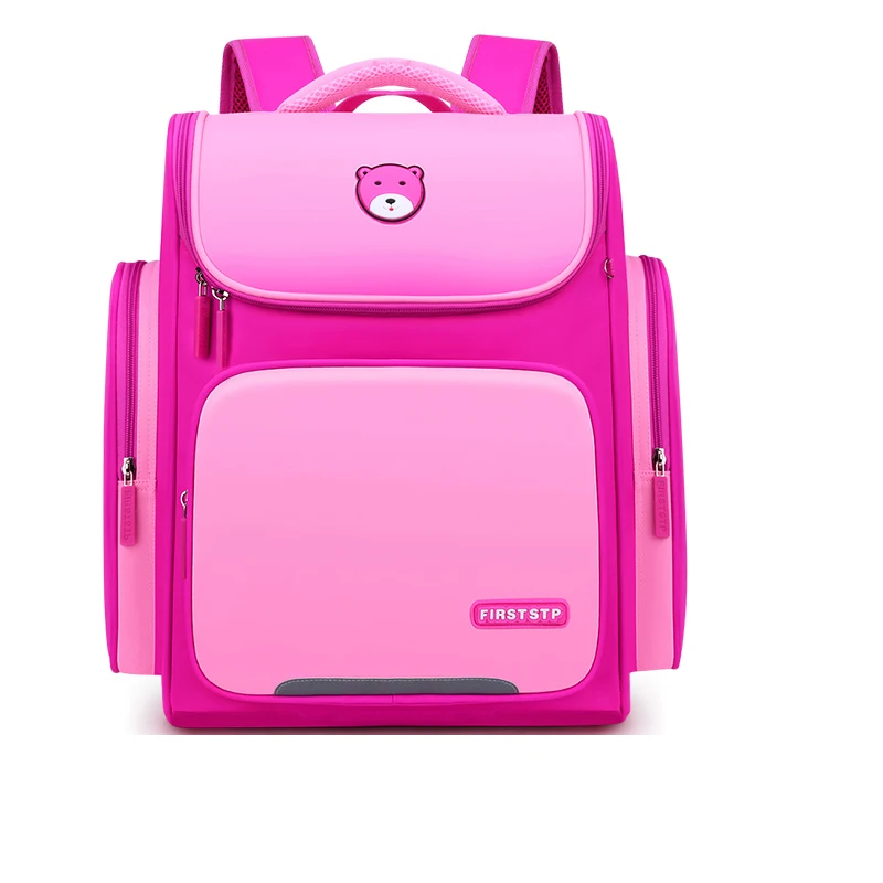 2023 Simple Color-blocking Large Capacity Practical Waterproof  Schoolbag for Middle School Students