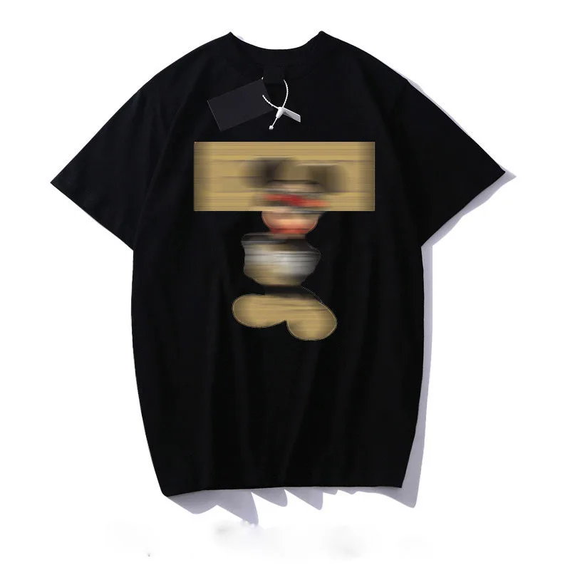 Short Sleeved T shirt Letter Printing