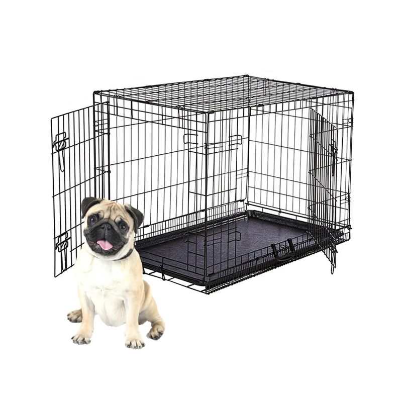 

Dog Kennel Cover Double Door Heavy Duty Dog Cages And Crates Large