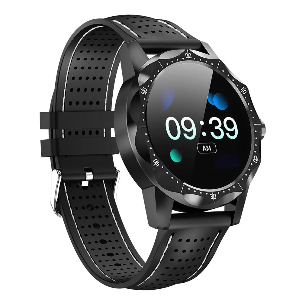 

1 Sample OK New Arrival Waterproof Woman Man Smart Watch Smart Big Screen Heart Rate Blood Pressure Monitor SmartWatch