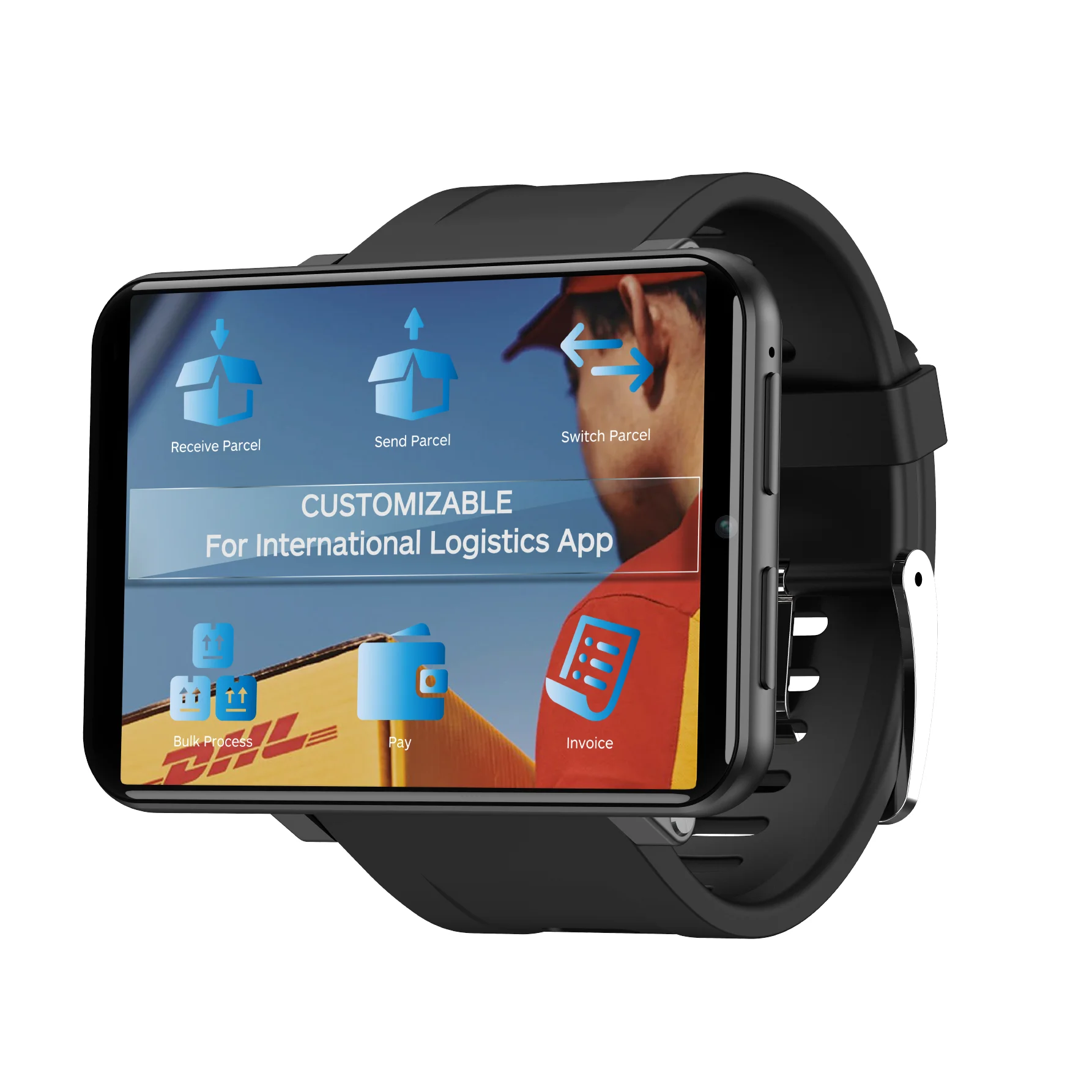 

2.86 inch DM100 Android 7.1 Smart Watch 3GB + 32GB 4G GPS WiFi Smart Watch Men SmartWatch With Camera 2700mAh Battery