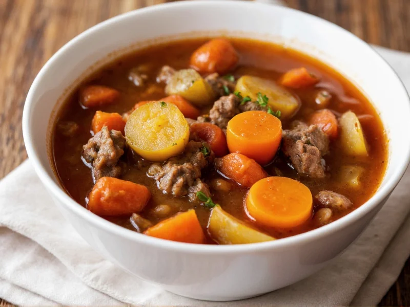 Perfect Homemade Beef Vegetable Soup Recipe Guide