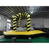 Inflatable wrecking ball game interactive demolition ball game