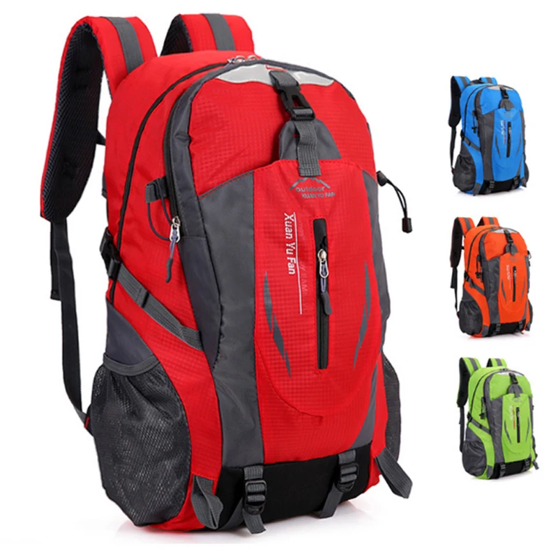 

Hot-selling Outdoor Mountaineering Sport Bag Men And Women Riding Sports School Bag Leisure Travel Hiking High Capacity Backpack, Red, blue, green, black