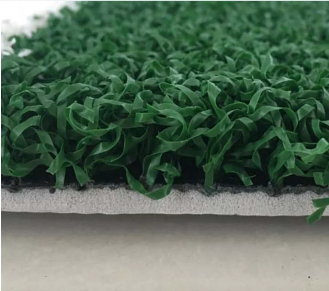 

PU Foamed back Bottom Artificial Grass Gym Turf with logo number graphic