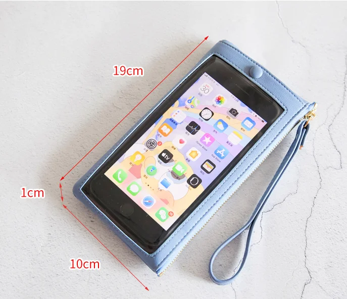 

WOMEN TOUCH SCREEN WRISTLET WALLET CARD HOLDER