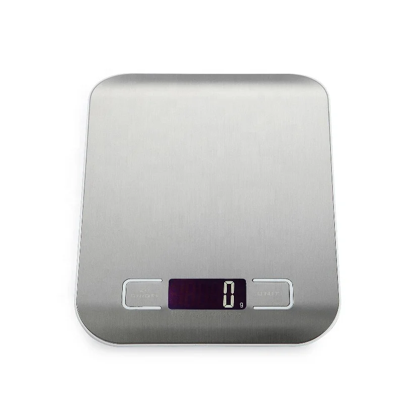 

Small Stainless Steel Food Digital Electronics Kitchen Weight Scale, Silver