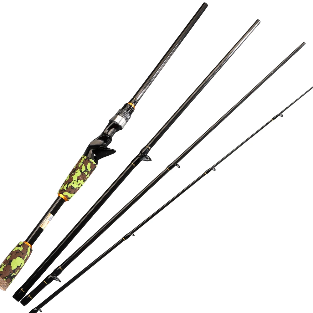 

TL-R003 2.1m 2.4m 4 SEC strong Portable trout lure fishing rod Carbon fiber casting Fishing Rod, Picture