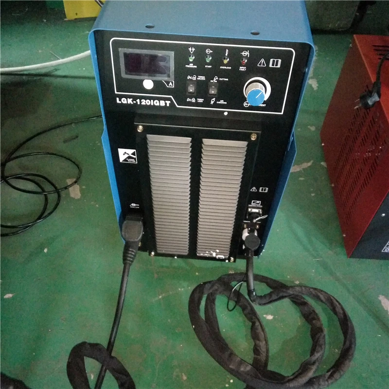 
cnc cutting machine use 120A air plasma power LGK120 