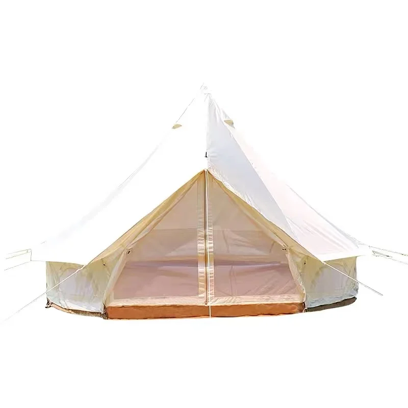 

3m 4m 5m 6m 7m Waterproof Canvas Fabric Bell Tent For Camping