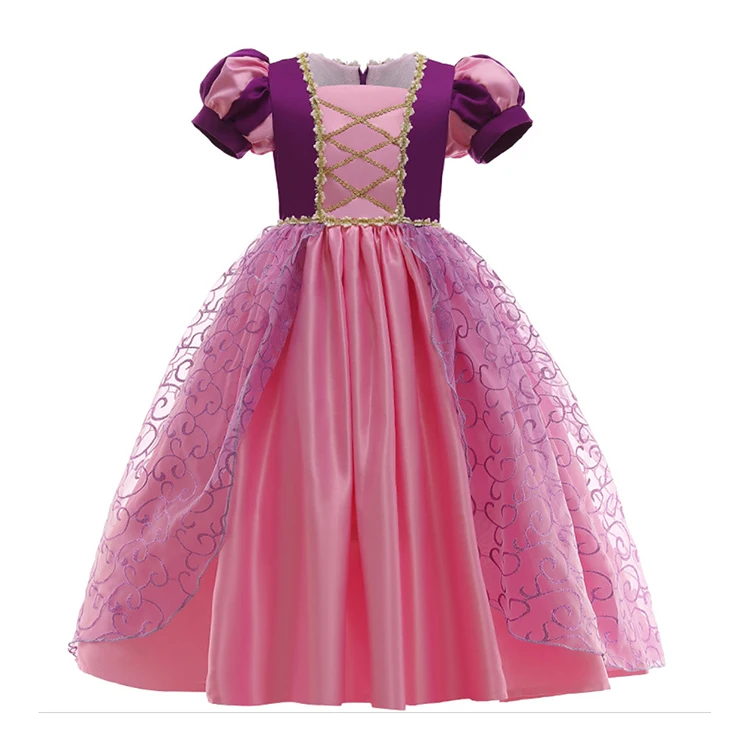 

Hot new products High Quality Summer Frock Kids Party Wear Flower Girl Western Party Formal Birthday pari dress for baby girl, Photo