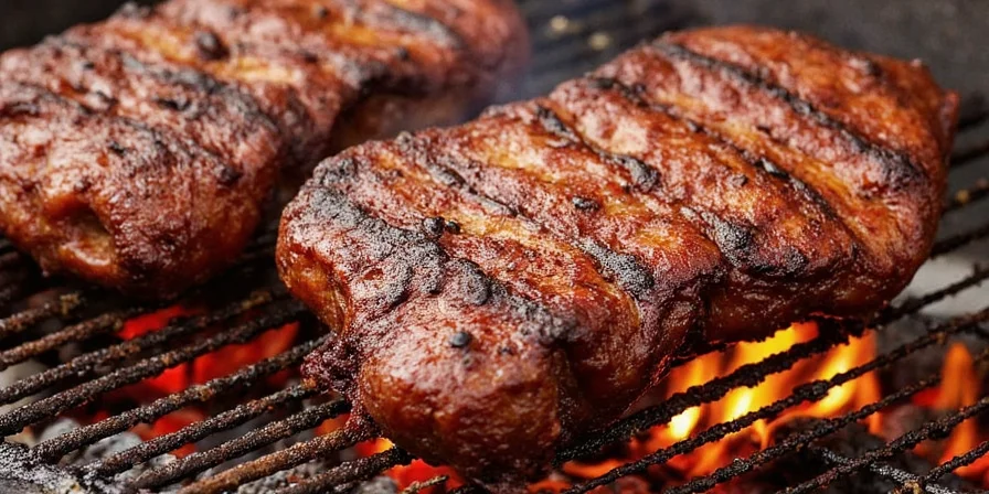 Side-by-side comparison of store-bought and homemade BBQ powders