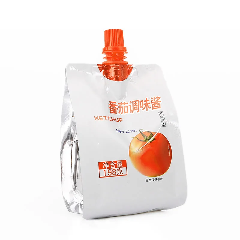 
High quality Plastic beverage spout pouch Fruit Juice drink Spout bag With custom printing 