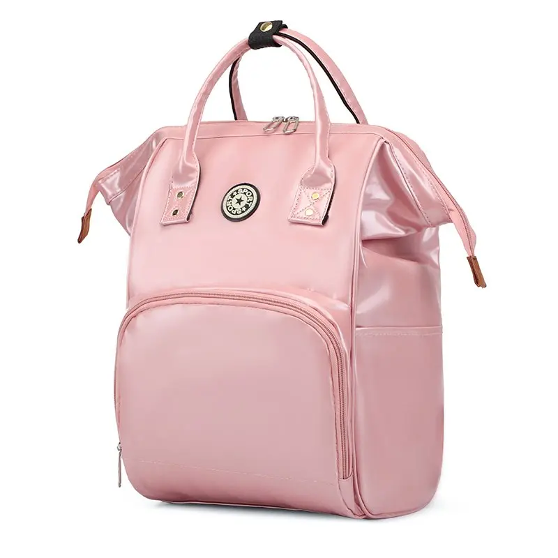 

Hot Selling Wholesale Mom Nappy Custom Waterproof Diaper Bag Baby Backpack, Pink, red, blue, gray, black, purple, silver