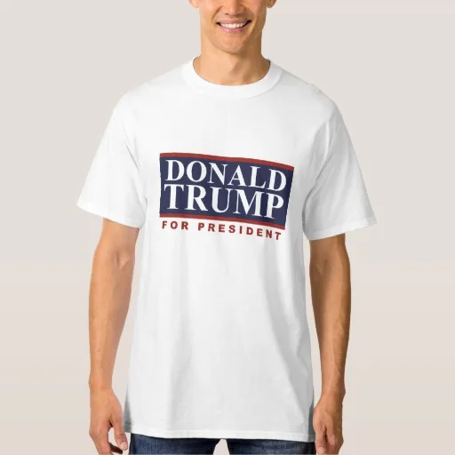 

Maxgarment High Quality OEM Election Items Campaign Shirts White Election T Shirt With President Printing For Vote