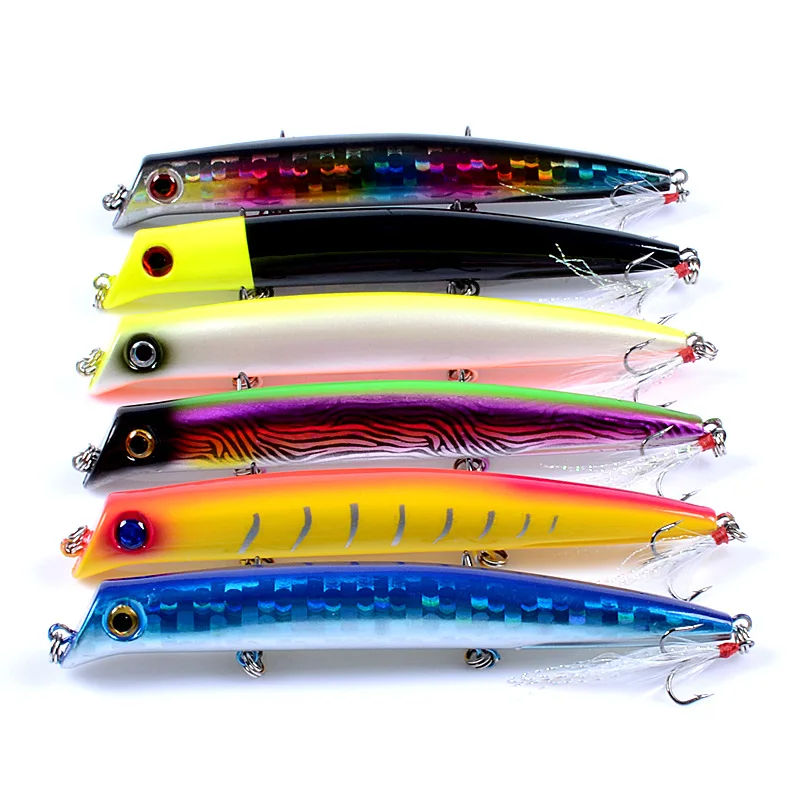 

OEM 6 colors Big Popper hard baits fishing lure