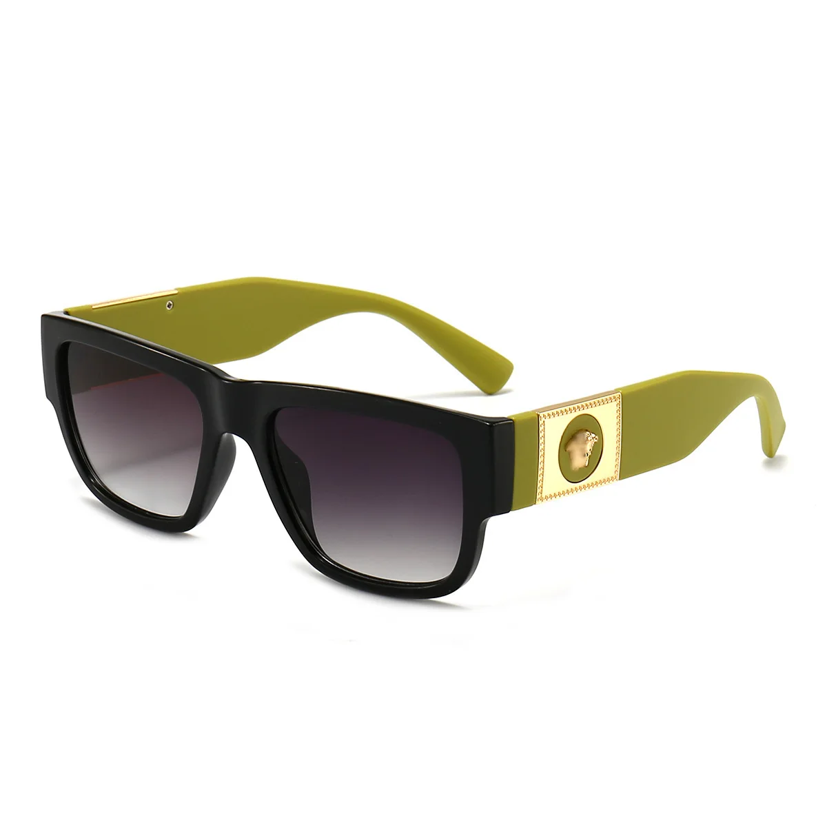 

VASHAP 4406 square frame sunglasses 2021new UV400 plastic vintage women men brand sun glasses gradient shades, Mix color