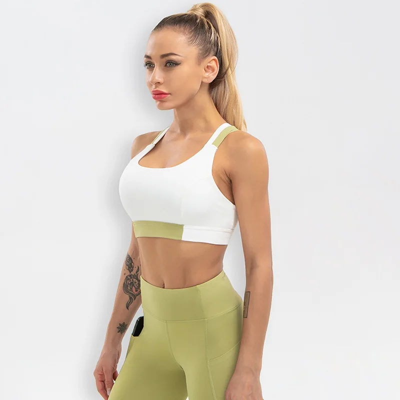

Women High Impact Compression Full Support Running Yoga Gym Fitness Bra, Customized colors