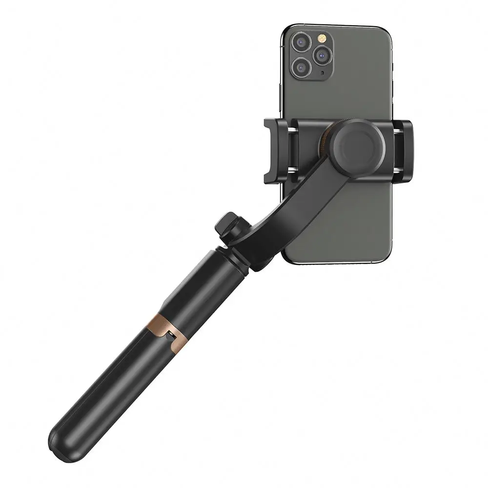 

Wholesale mobile phone selfie gimbal stabilizer camera stabilizer single-axis pocket gimbal stabilizer for smartphone video vlog, Black