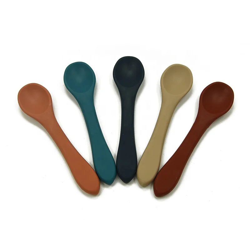 

Full Silicone Spoon Or Fork Low Moq Factory Price Customized Color Ready To Ship, 9 regular color