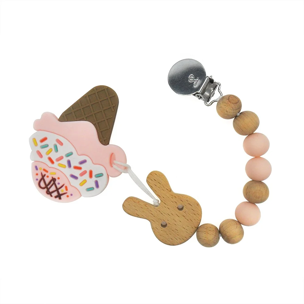 

Newborn Gift Metal Dummy Clip En71 Custom Logo Engraving Metal Pacifier Clip Pacifier Chain, Much color