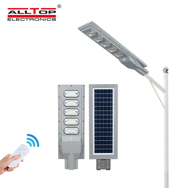 ALLTOP Photocell sensor controller dusk to dawn waterproof ip66 30w 60w 90w 120w 150w outdoor all in one solar led road light