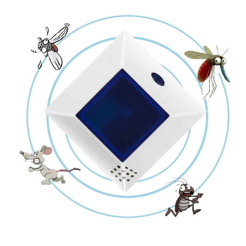 
New design 2 4 6 pack pest control anti mosquito killer dual chips Ultrasonic electromagnetic pest repeller 
