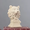 house decoration resin wolf head sculpture