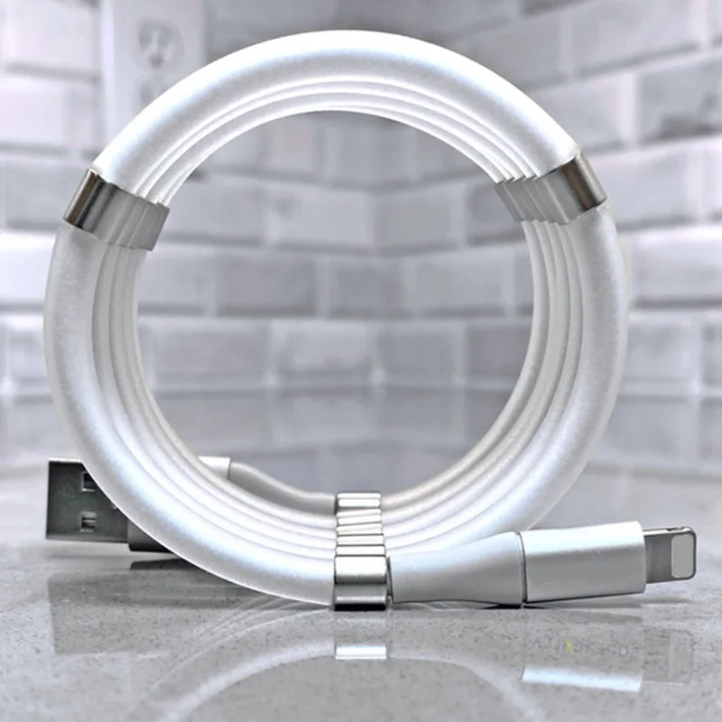 New Arrival Patented Product SuperCalla Magnetic Portable Self-Winding USB Charging Type C Cable - ANKUX.COM