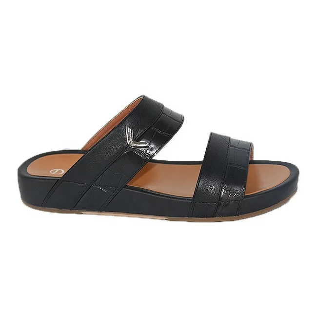 

Factory Wholesale Outdoor Stylish Custom New Style Chappal Men Eva Slipper, Black
