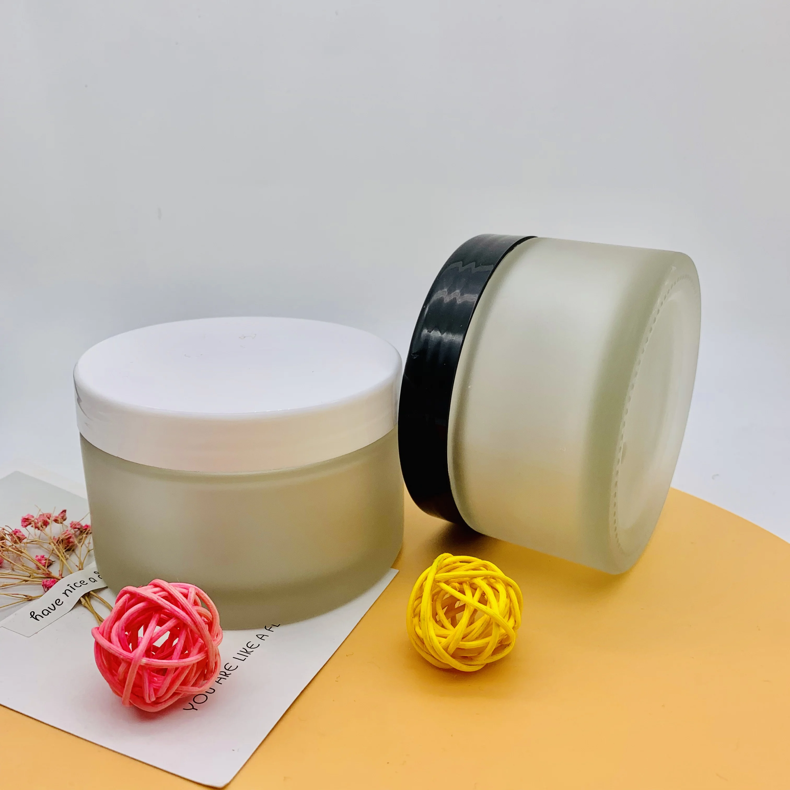 Hot Sale Round 200g Body Skin Care Cream Large Capacity Scrub Frosted