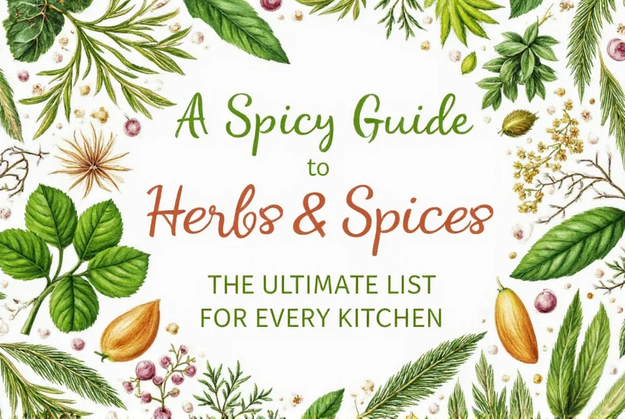 a spicy guide to herbs spices the ultimate list for every kitchen